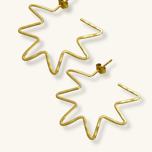 Starry Night Earrings | 18K Gold Plated