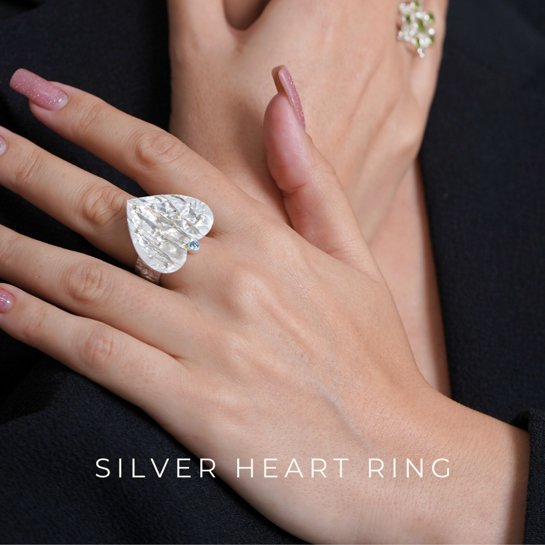 Silver Heart Ring