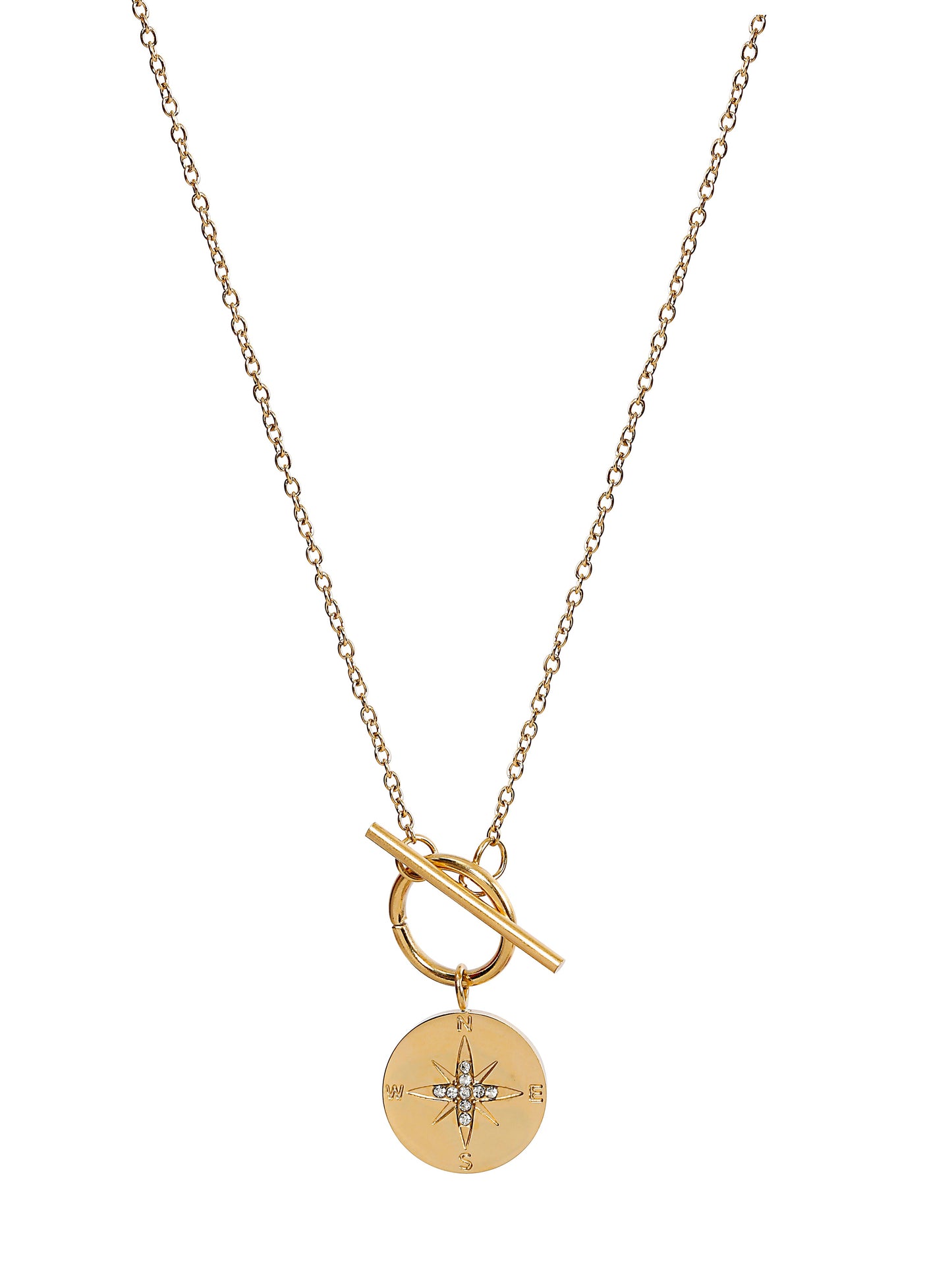 North South East West Gold Chain