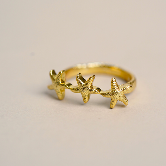 The Universe Ring| 18K Gold plated